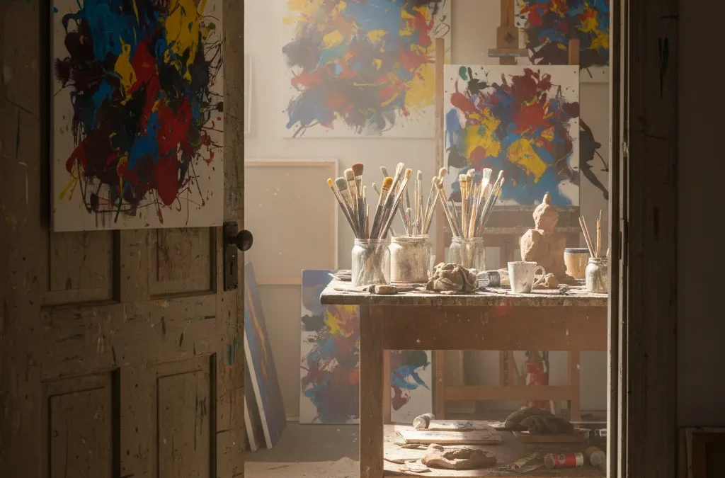 Le processus créatif d&rsquo;un artiste peintre abstrait | F. Lafourcade