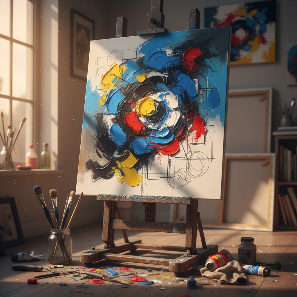Processus créatif artiste peintre - conclusion Processus créatif artiste peintre - conclusion