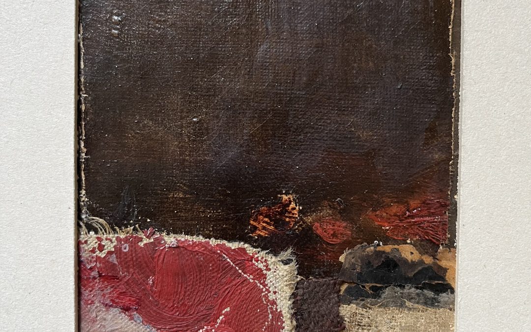 “Rouge Profond — Matière qui Respire dans l’Ombre”