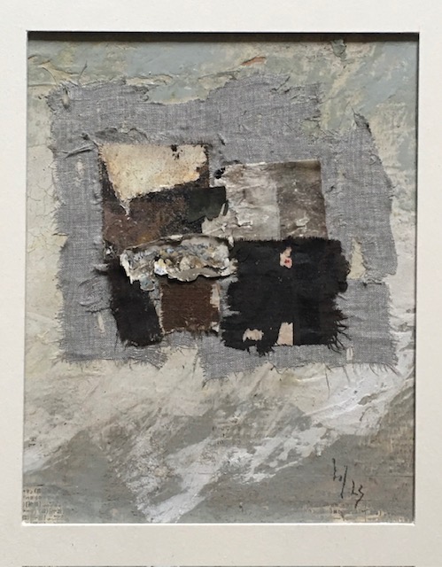 🎨 Titre : “Nid Brisé — Tempête Douce de Matières”