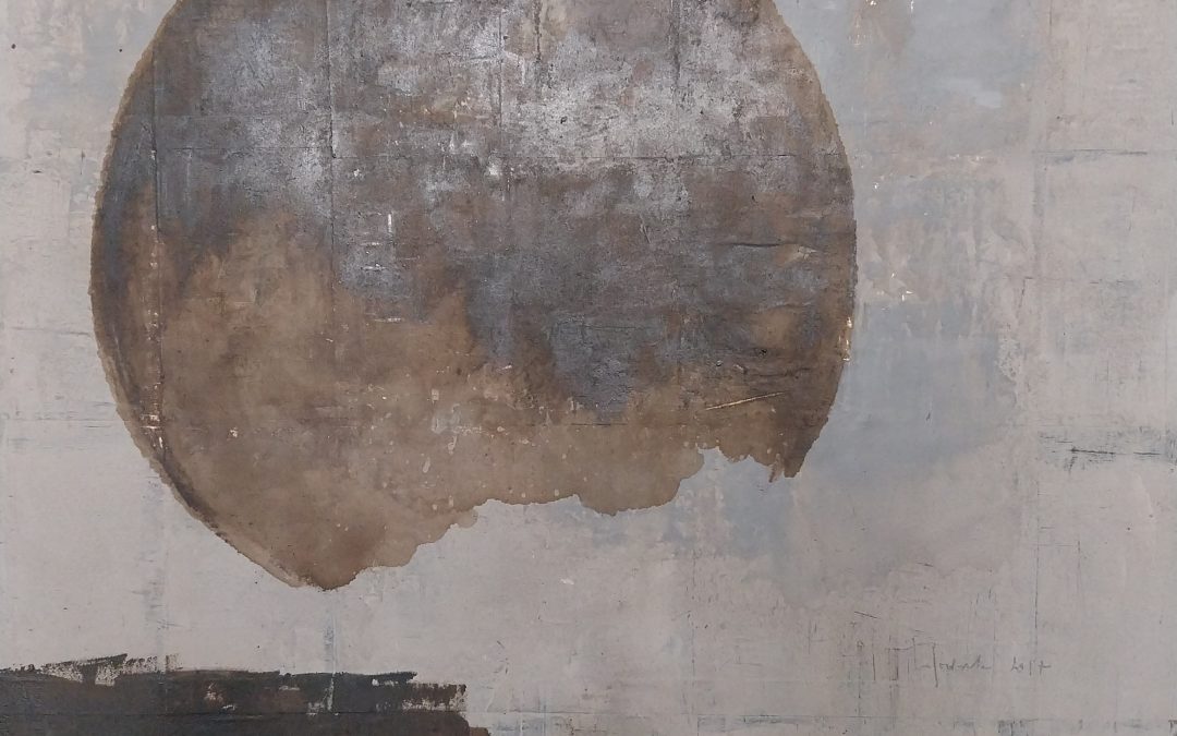 🎨 “Lune Érodée — Quand le Monde Perd un Morceau de Silence”
