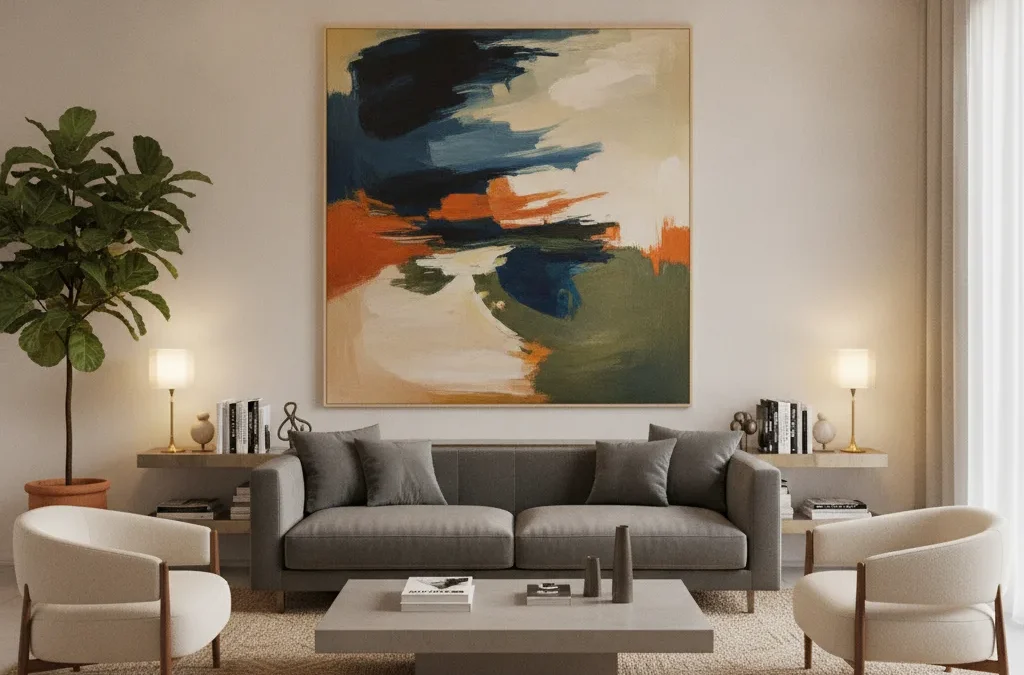 Grand format peinture | choisir et accrocher une toile XXL