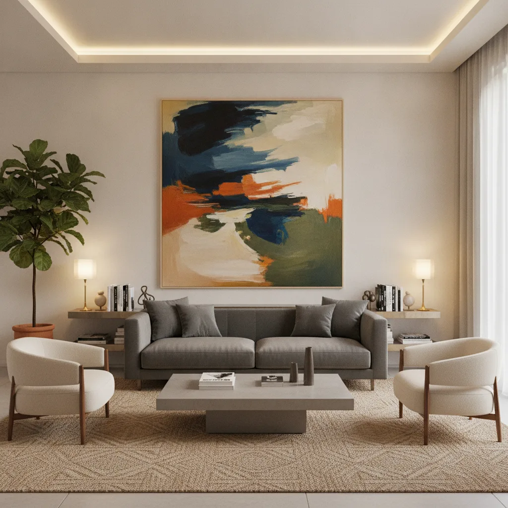 Grand format peinture